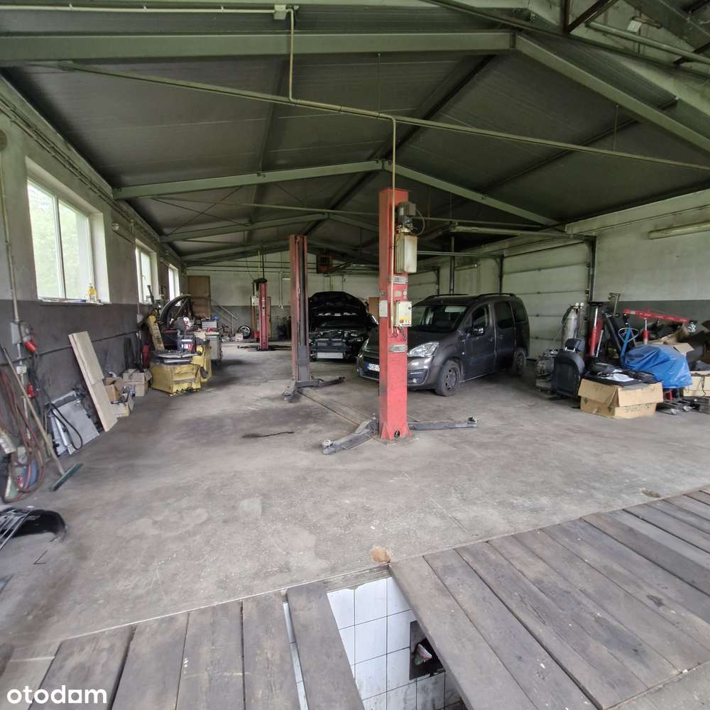 Wyposażony warsztat samochodowy przy drodze krajowej E4 – Podgrodzie-5