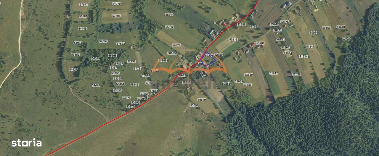 Teren de vanzare la intrare in Rasca Cluj 2.070m² - Imagine principală: 3/4