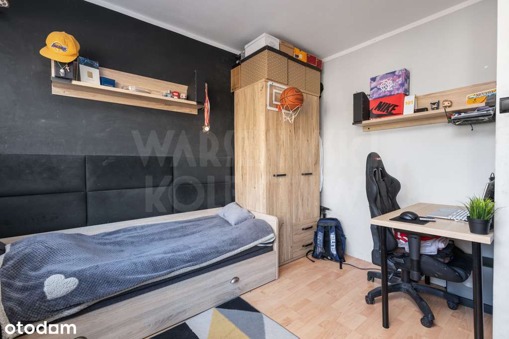 Trzy pokoje na cichym osiedlu. Bródno.-9