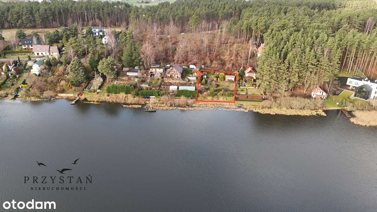 Działka z linią brzegową jeziora | Woda, gaz, prąd, światłowód - Pełny obrazek: 4/6