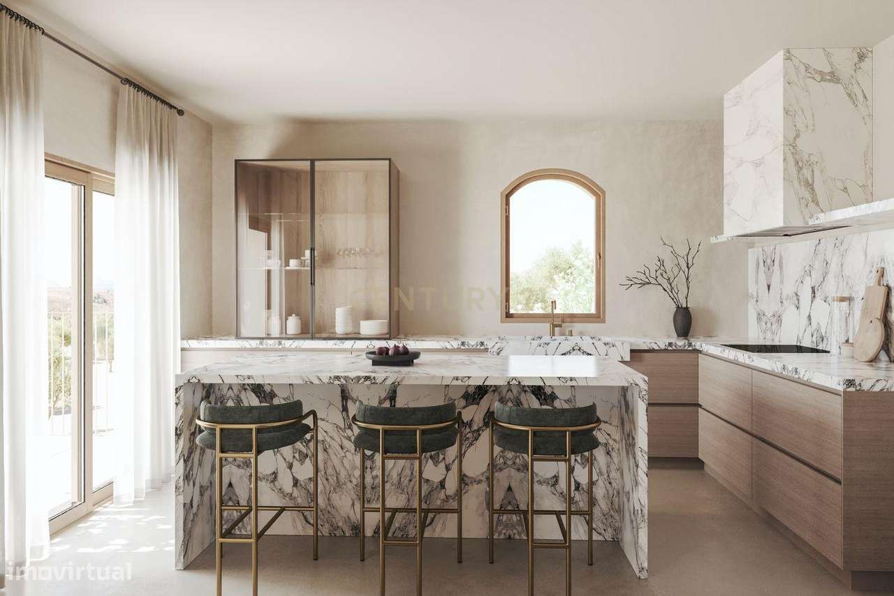 Moradia T4 com piscina e vista mar, em Eira da Palma, Tavira – projeto - Grande imagem: 4/17