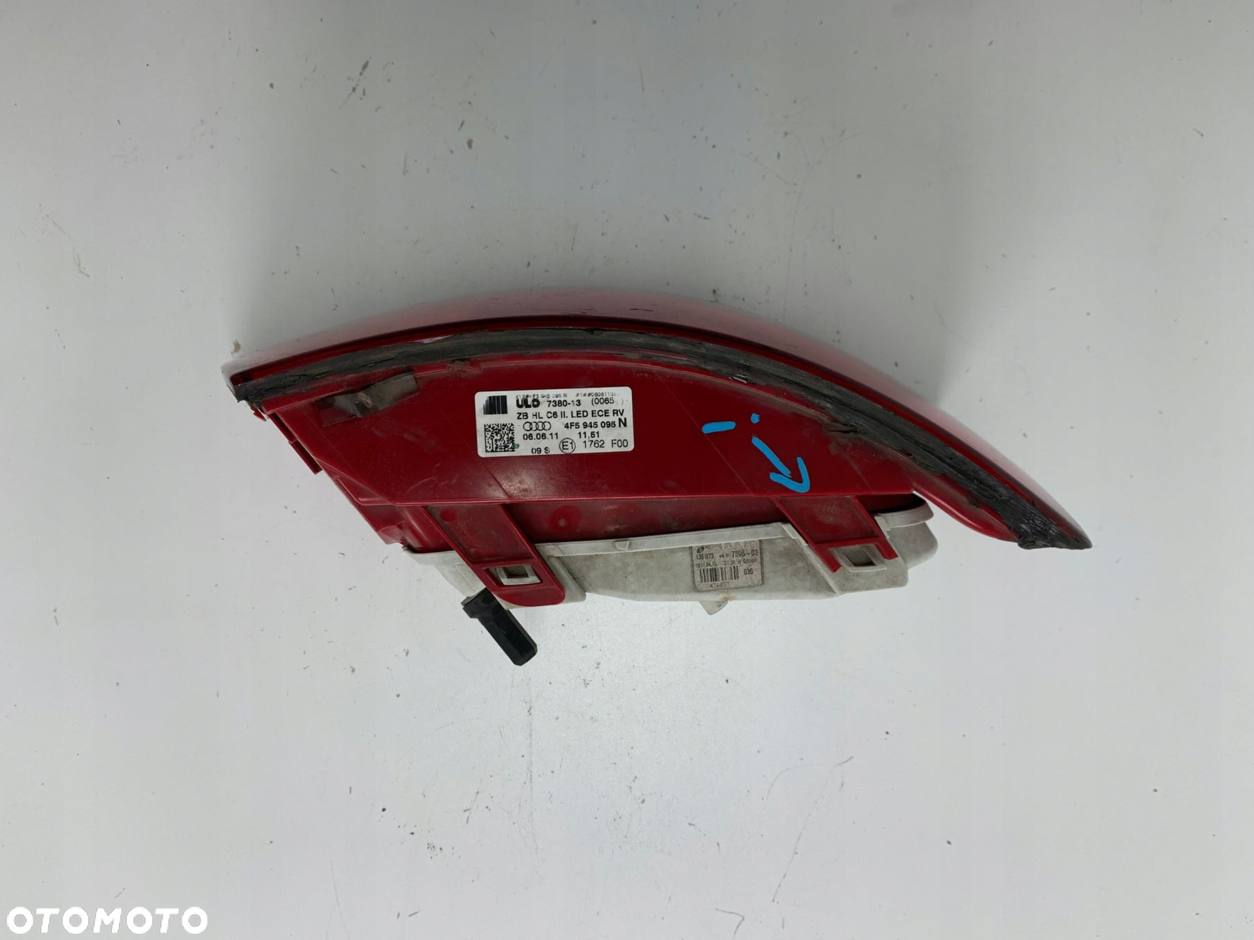 AUDI A6 C6 SEDAN LAMPA LEWA TYŁ WKŁAD 4F5945095N - 5