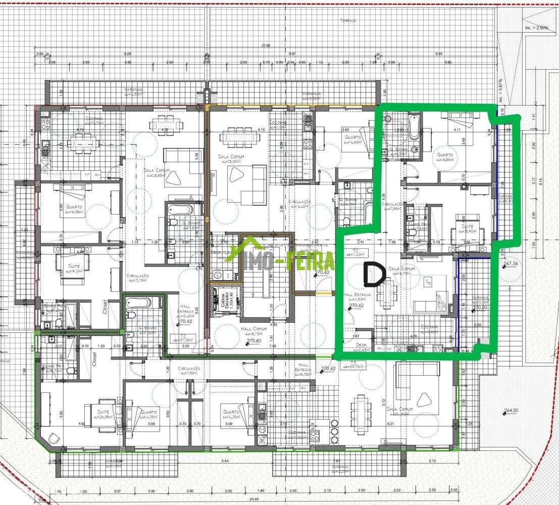 Apartamento T2, em construção-15