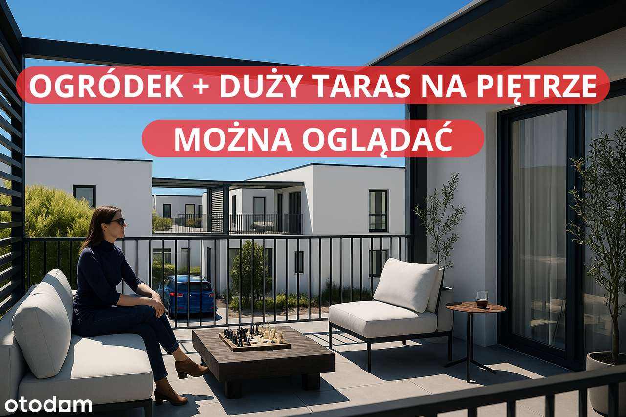 OSTATNI - 2 x Parking - 4 Pokoje- Brak Skosów -  KLIMA - Taras 22 m2