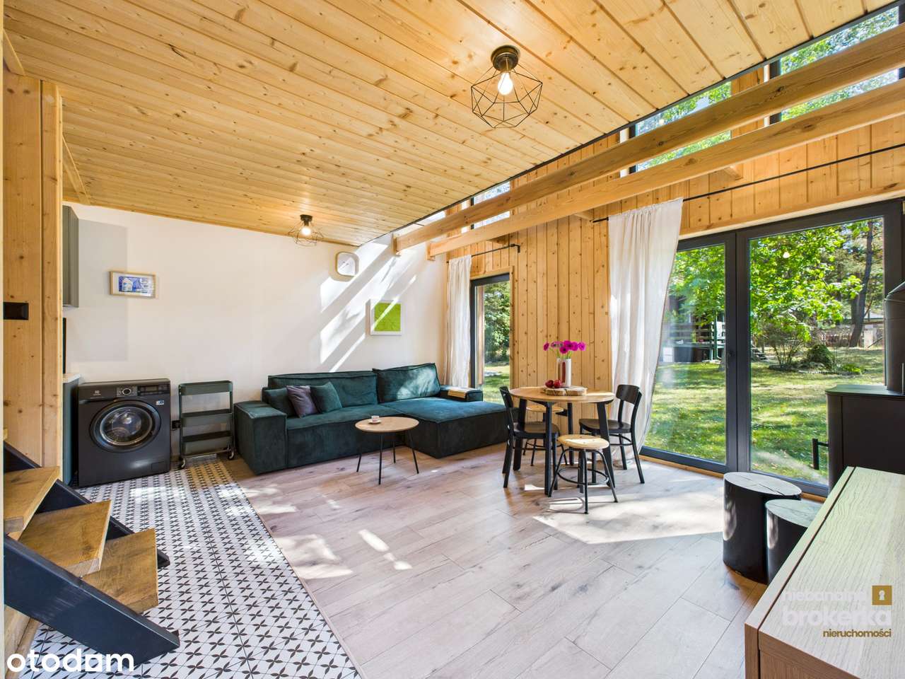 Oaza spokoju z 2 domami. Jacuzzi, tyrolka! Blisko W-wy. - Pełny obrazek: 4/19