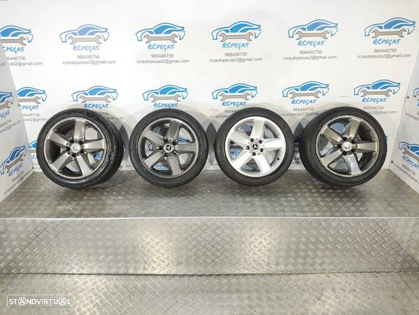 JANTES MERCEDES SLK R171 17 POLEGADAS 7,5J 8,5J ET36 ET30 ORIGINAIS - 1