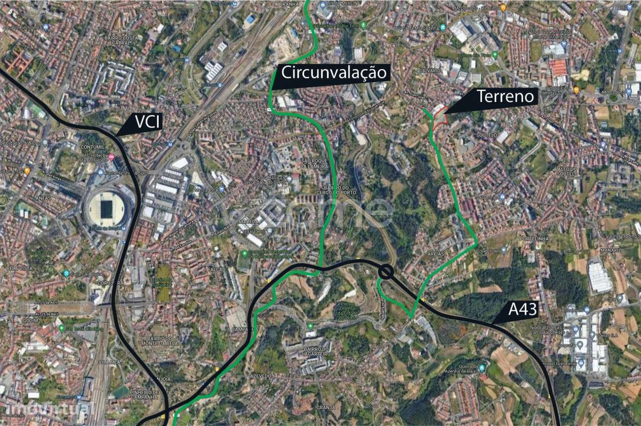 Terreno de 9965 m2 com ruína em Rio Tinto, Porto - Grande imagem: 4/21