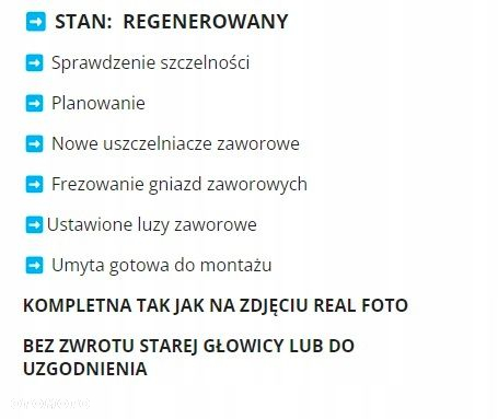 cm5g-6090-gc GŁOWICA REGENEROWANA 1.0 ecoboost ford focus fiesta - 7