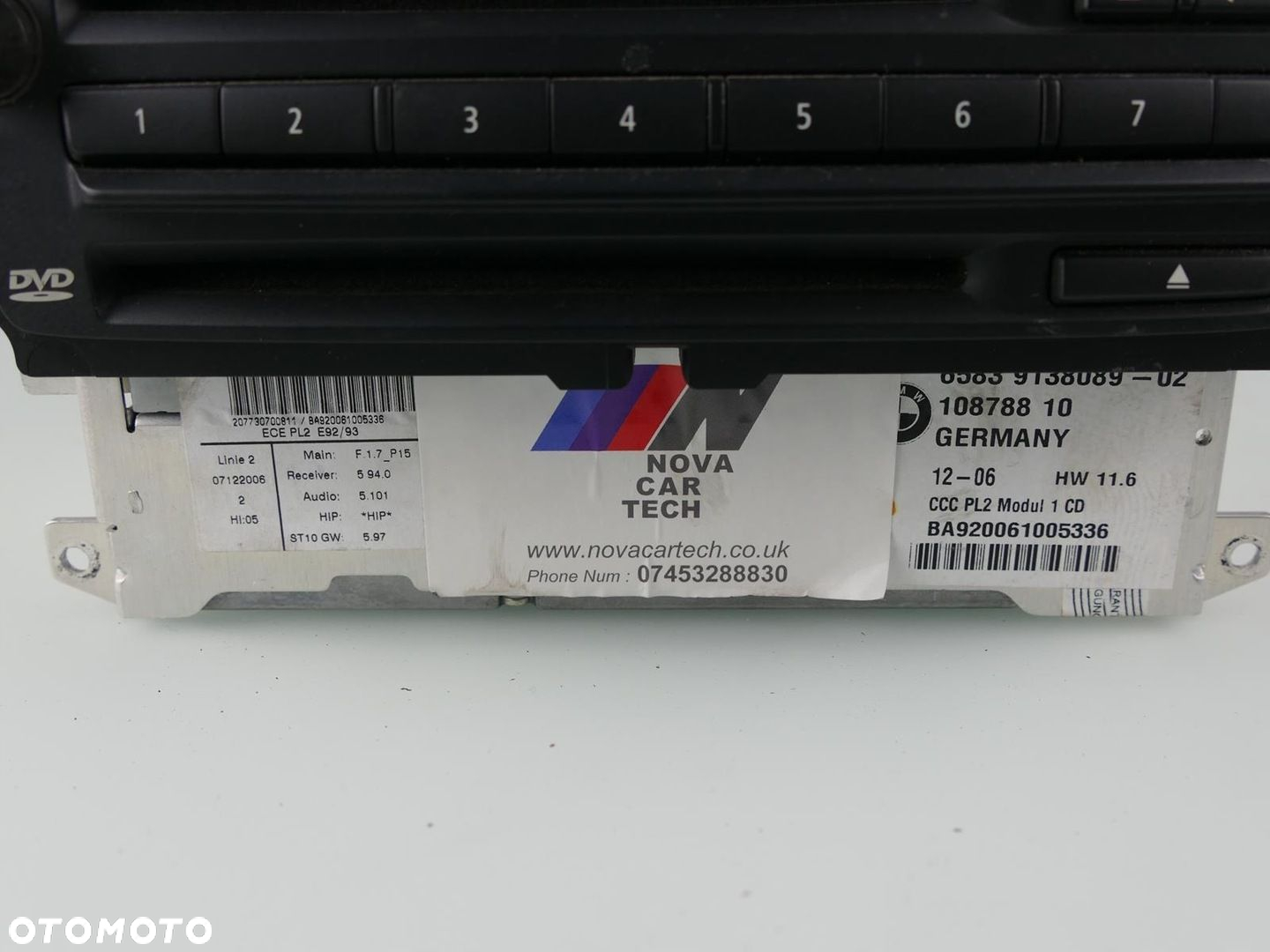 BMW 3 E93 E92 RADIO NAWIGACJA MONITOR NAPĘD KPL - 10