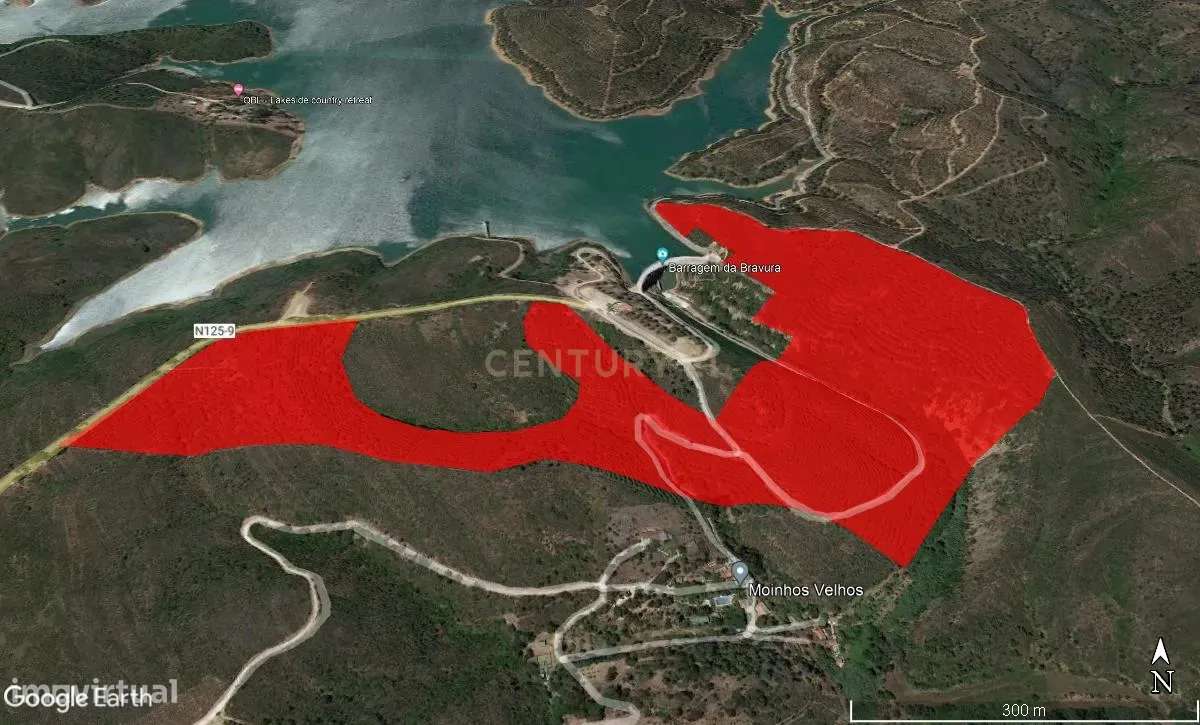 Terreno de 23 Hectares, junto à Barragem da Bravura. - Grande imagem: 1/7