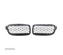 GRELHAS FRONTAIS PARA BMW SERIE 3 F30 F31 F35 11-18 DIAMANTE PRETO - BLACK DIAMOND - 1