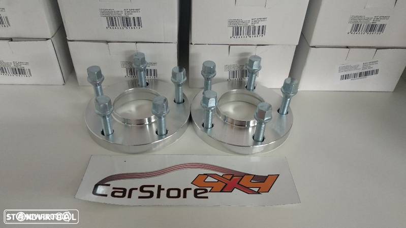 Conjunto espaçadores/ alargadores / bolachas Audi / Seat / Skoda / Volkswagen 16mm 5x100 57.1 - 1