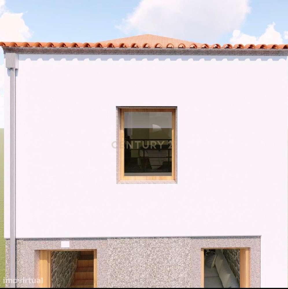Moradia de Design T1+1 com Fachada em Pedra e Projeto Aprovado – Centr-10