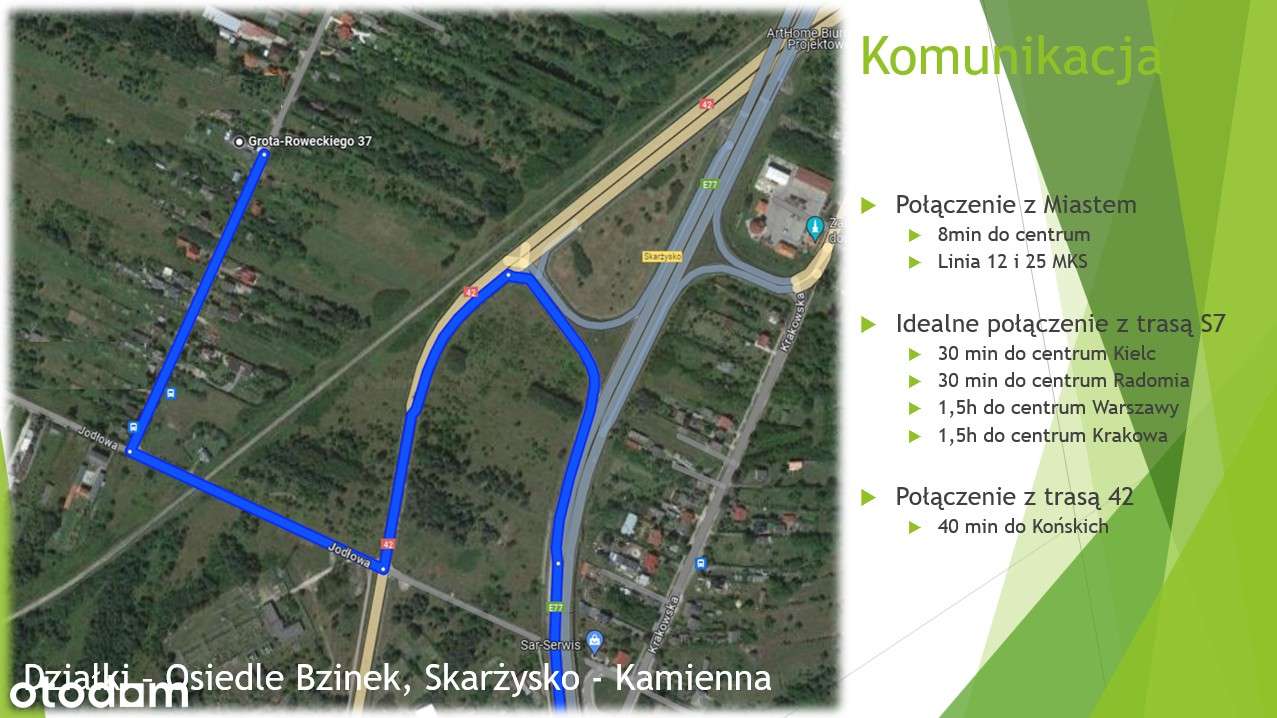 Kompleks 9 działek z decyzją WZ, Osiedle Bzinek, Skarżysko-Kamienna - Pełny obrazek: 4/16