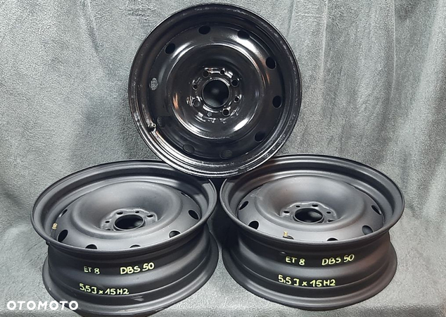 DBS50. Felga stalowa 5,5Jx15H2 ET18 4x108 CH: 65,1 Citroen Peugeot - 1