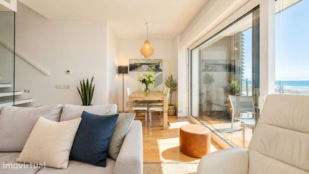 Apartamento T3 Duplex primeira linha de mar!-4