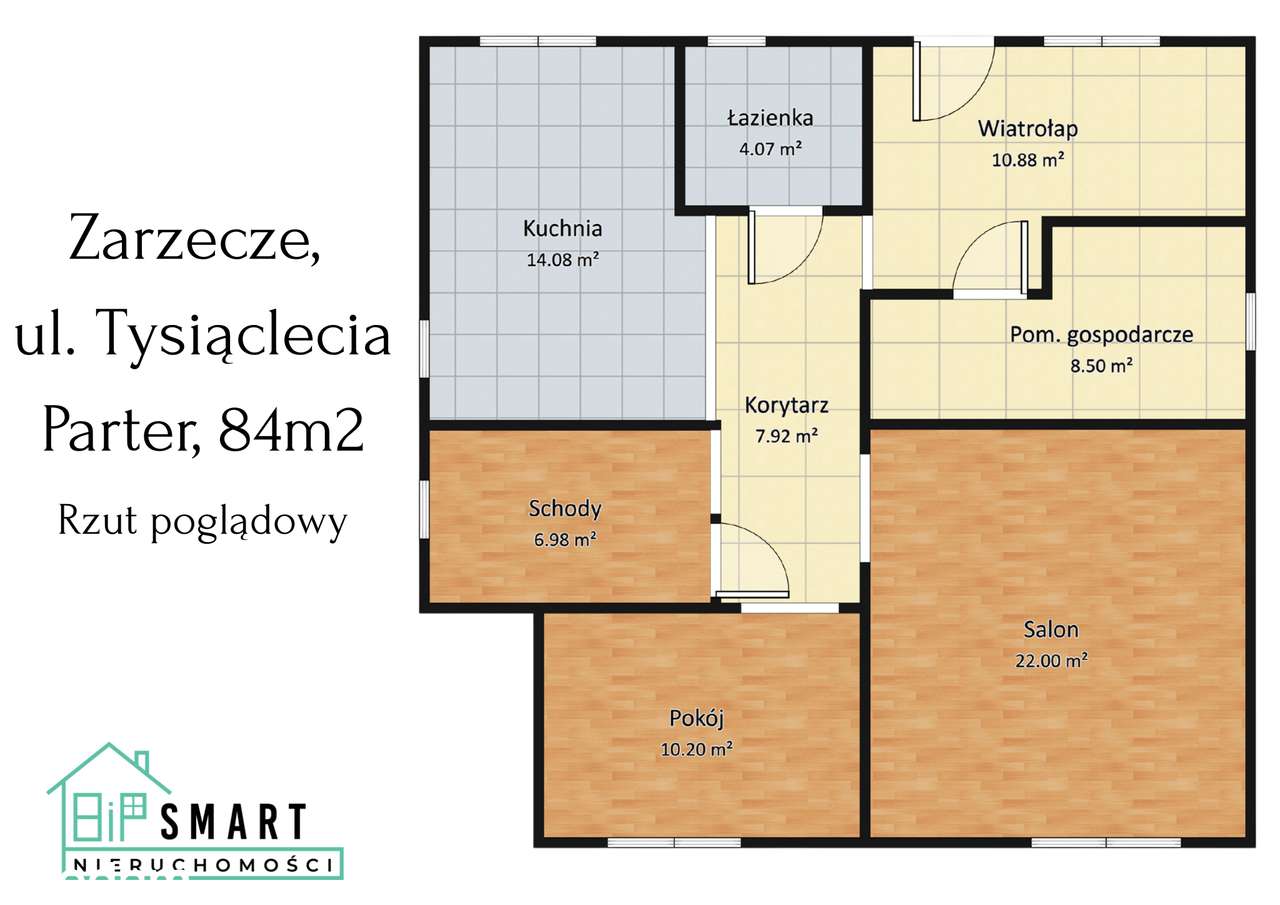 Dom jednorodzinny, ul. Tysiąclecia, Zarzecze, 160 m2, 6 pokoi.-17