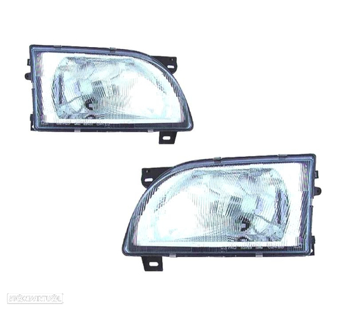 FARÓIS OPTICAS PARA FORD TRANSIT 91-00 - 1