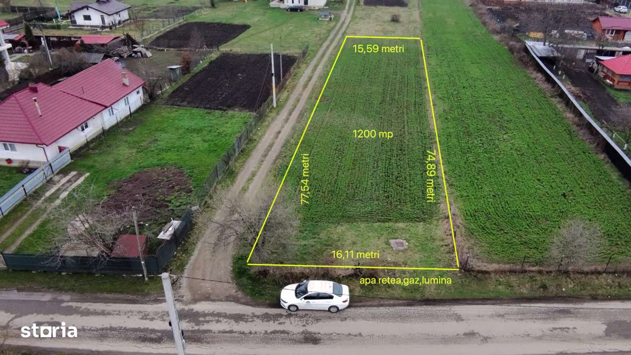 Teren 1200 mp Vadurele - comuna Alexandru cel Bun , cu utilitati-0