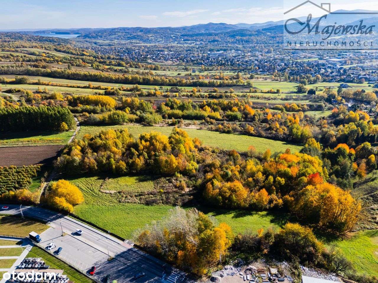 Działka inwestycyjna pod zabudowę usługową - Myśle-1