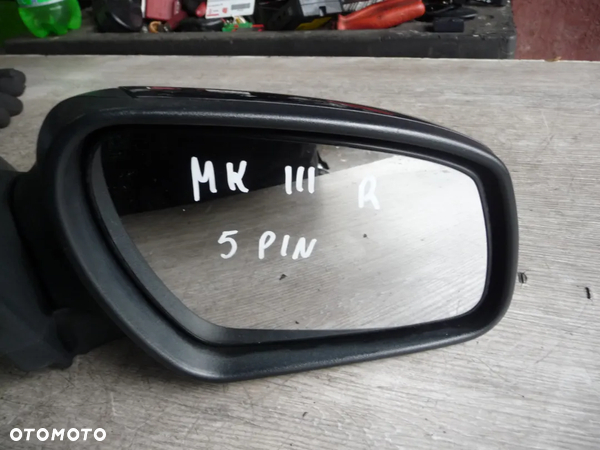 FORD MONDEO MK III 3 LUSTERKO PRAWE CZARNE 5 PIN - 5