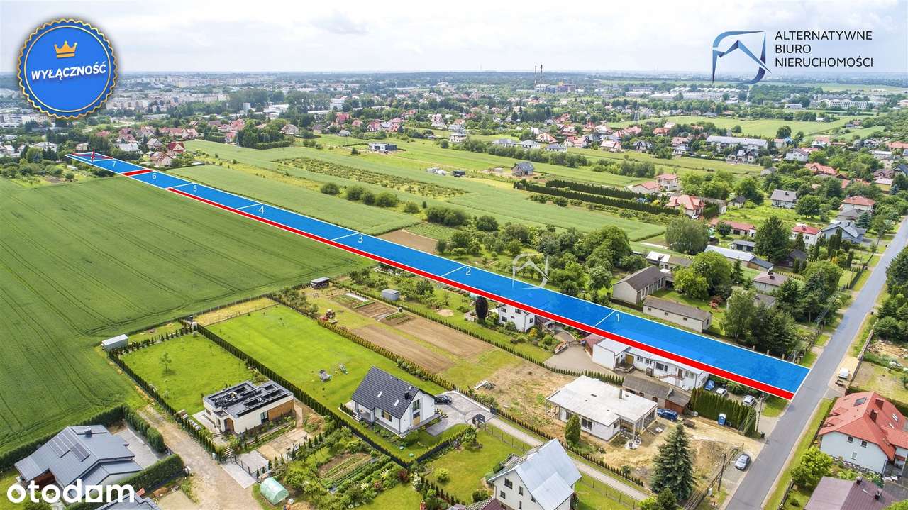 8 działek budowlanych od 215 tys. Franciszków - Pełny obrazek: 5/8