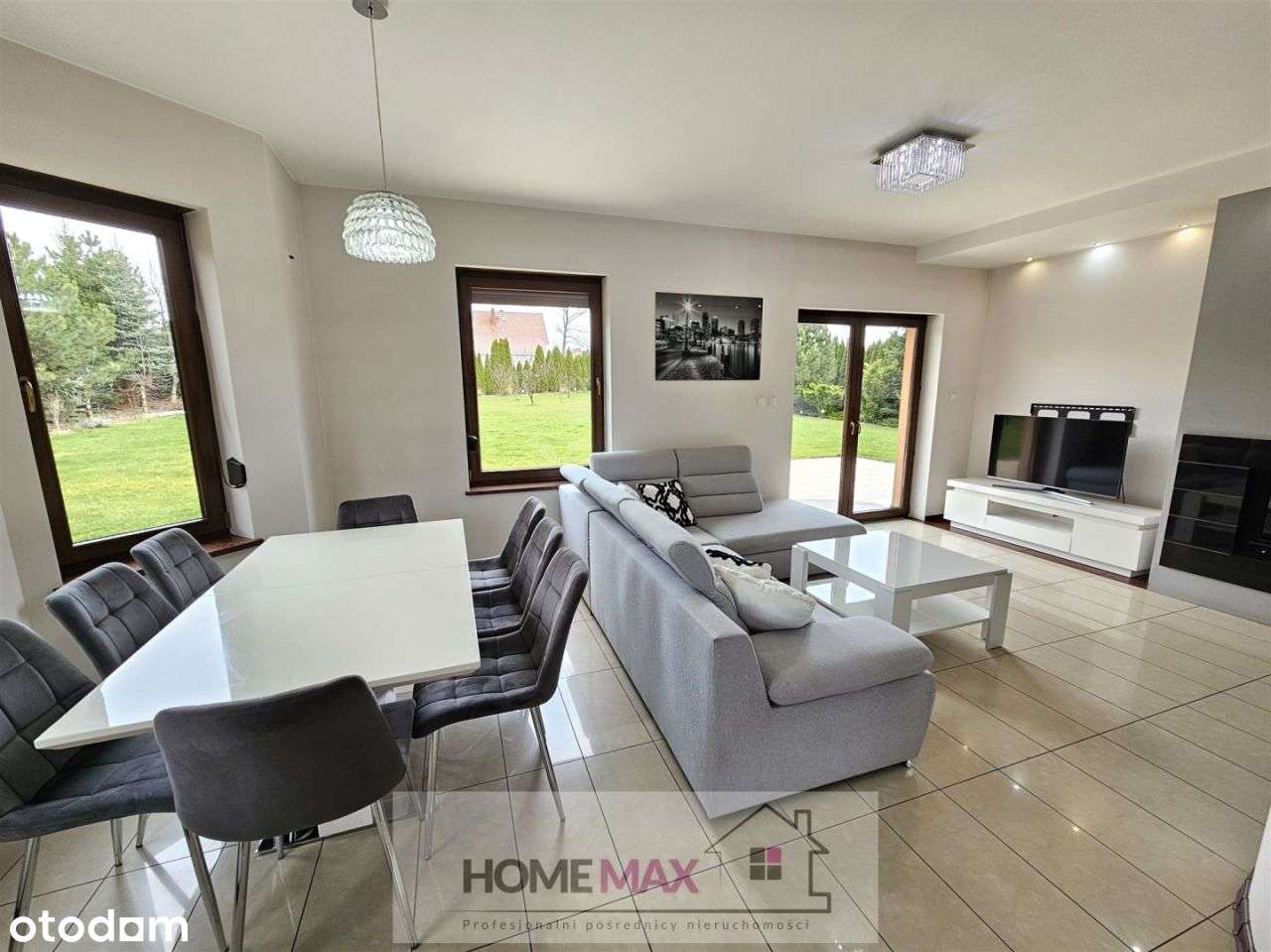 Wolnostojący dom z piękną 20 ar. działką,Grzybiany-6