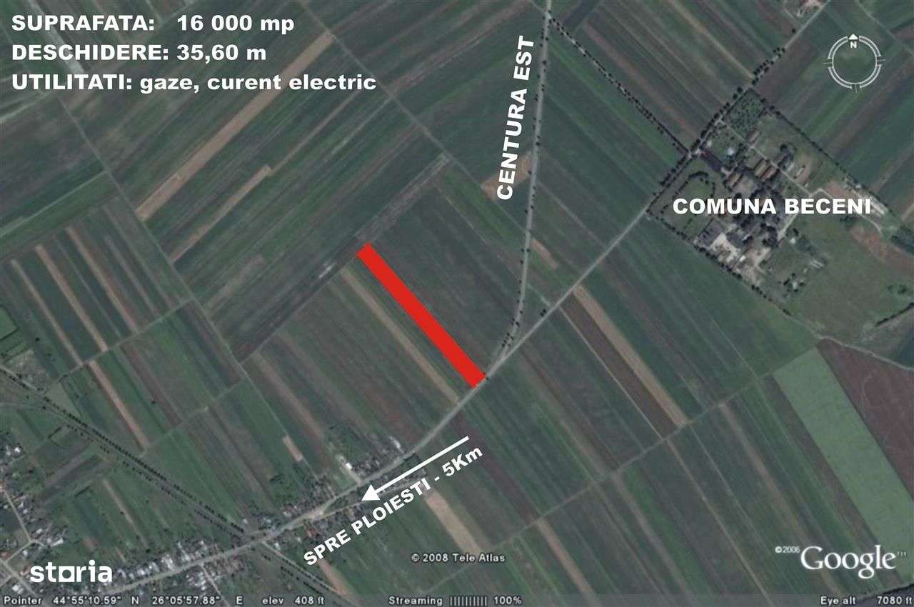 Teren 16.000 mp deschidere Centura Est Ploiesti - Imagine principală: 1/3