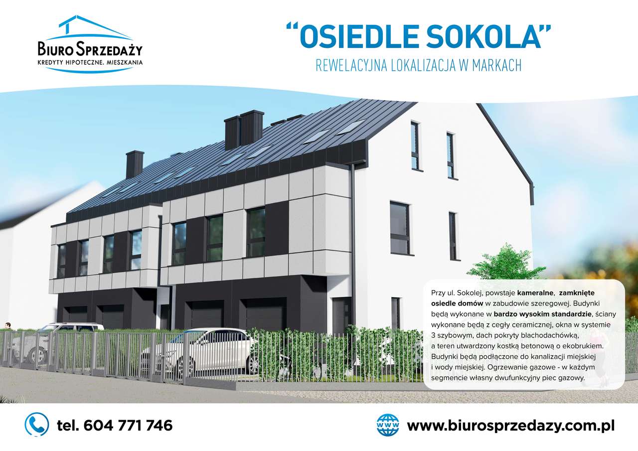 KOMPAKTOWY SEGMENT Z GARAŻEM+PODJAZD+OGRÓDEK-6