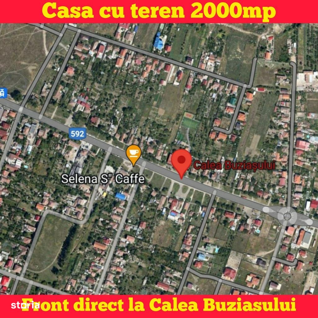 Oportunitate-Teren cu front la Calea Buziasului