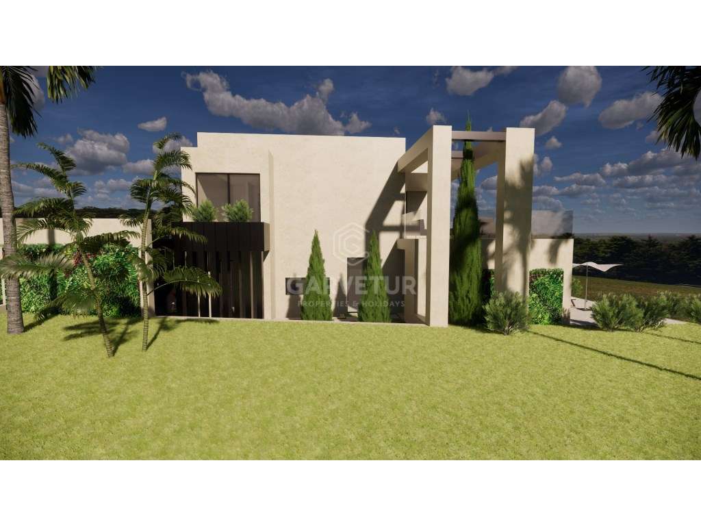 Excelente projeto de uma moradia isolada T5 de arquitetura contempo... - Grande imagem: 5/12