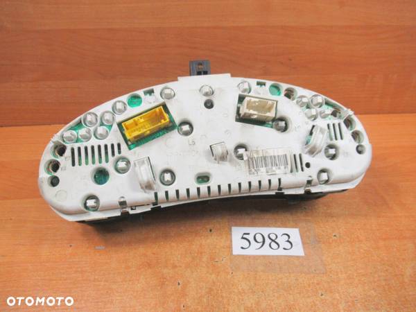 LICZNIK ZEGAR PEUGEOT 206 BENZYNA 98- 9634961180 EUROPA 2 WTYCZKI - 2