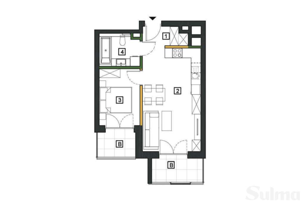 Nowe, gotowe do odbioru |Ustawne z dwoma balkonami-3