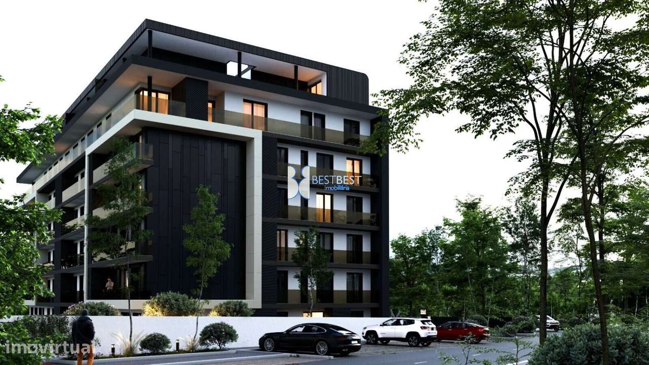 EXCELENTE APARTAMENTO T1 DE LUXO, NOVO, JUNTO AO CENTRO DE BARCELOS - Grande imagem: 5/15