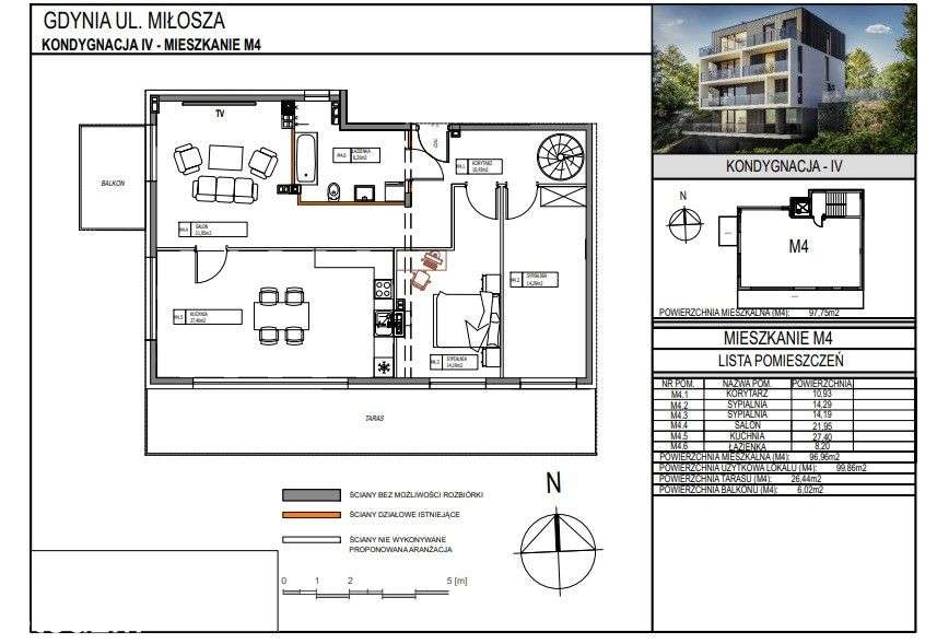 100 m2 prywatnego tarasu- wysoki standard budynku-4