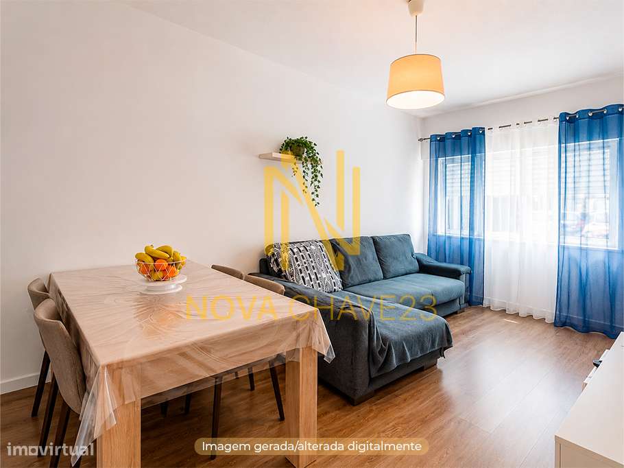 Apartamento T1 na Rinchoa – 55 m² | Cozinha e Sala em Open Space-1