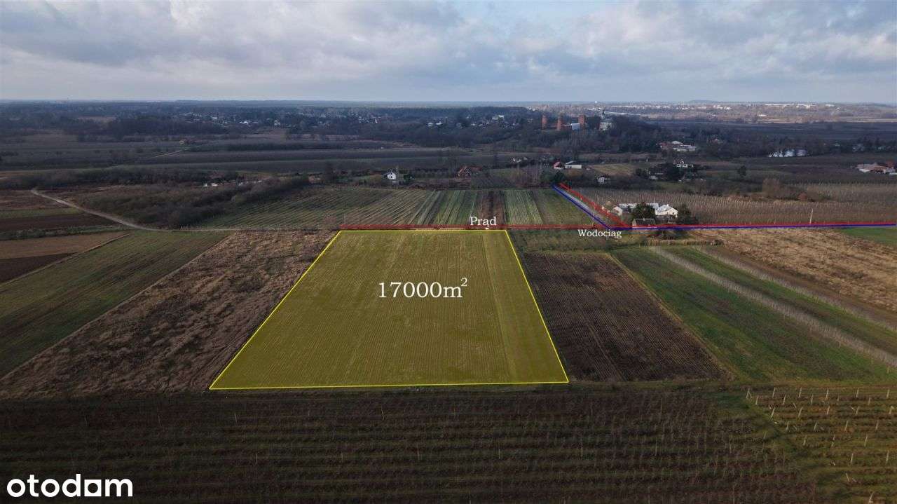 Działka rolna 1,7 ha, Czersk, gm. Góra Kalwaria-3