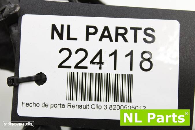 Instalação elétrica da porta Renault Clio 3 8200505012 - 11