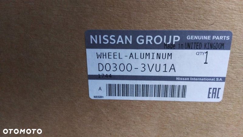 NISSAN NOTE FELGA ALU R 15x5 1/2J 40 NOWA N52501 2 - 5