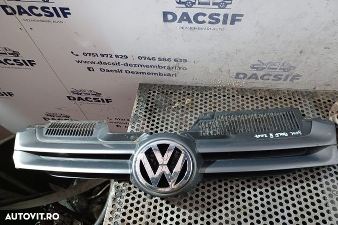 Grila radiator 1K0853651A HATCHBACK Volkswagen VW Golf 5  [din 2003 pana  2009] seria Hatchback 5-u - 3