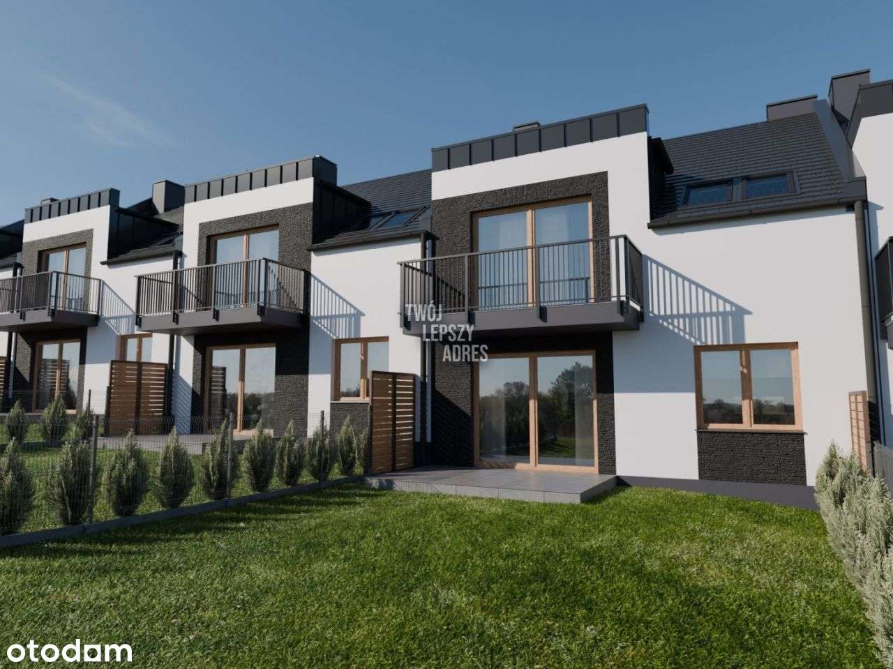 Nowe -3 pok. mieszkania, parter 64 m2, duży ogród!-1