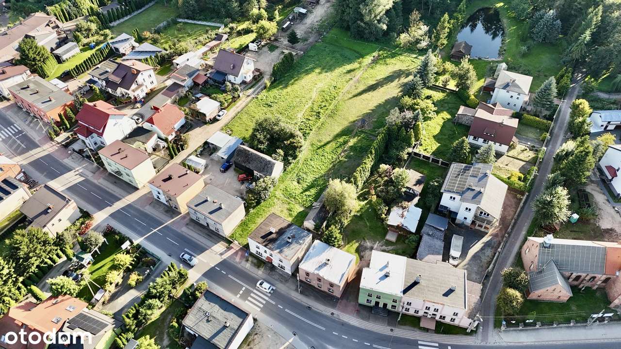 działka + 1/2 domu w centrum Rybna - Pełny obrazek: 5/11