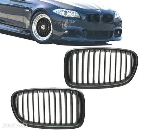 GRELHA FRONTAIS PACK M PERFORMANCE PARA BMW SERIE 5 F10 F11 2010-2017 - 5