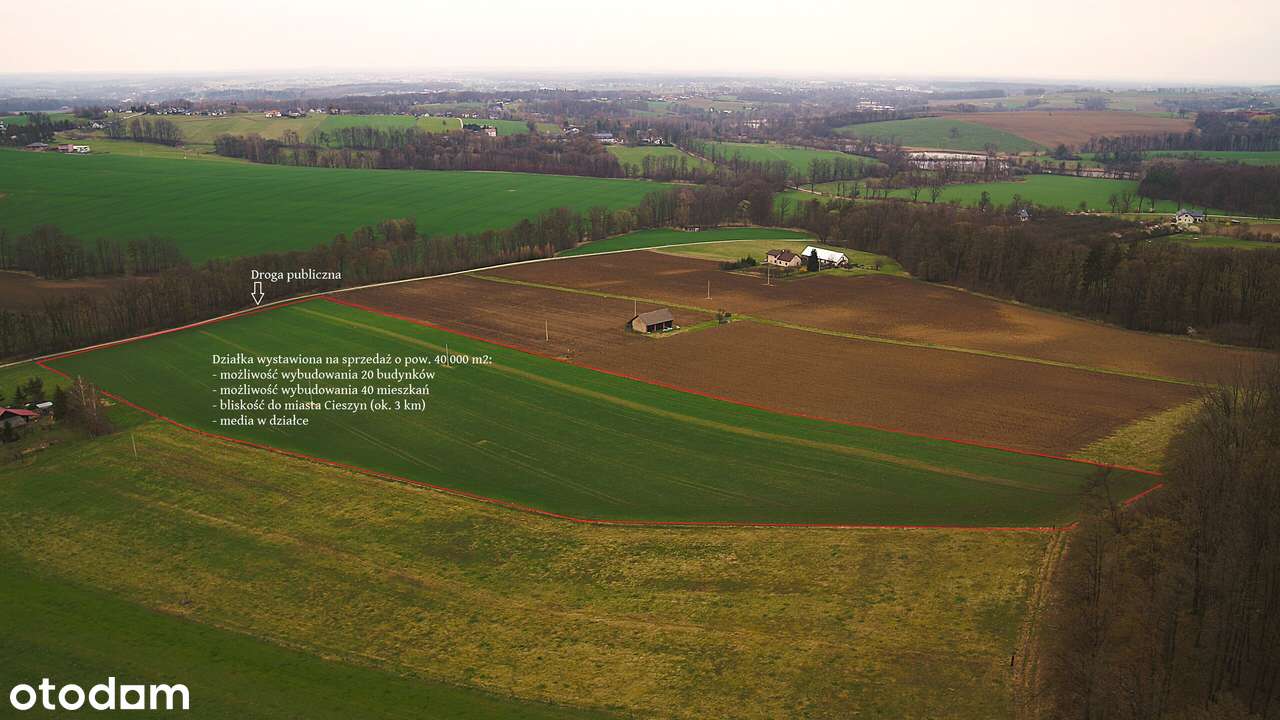 Działka w granicy miasta Cieszyn, do zabudowy - Pełny obrazek: 4/6