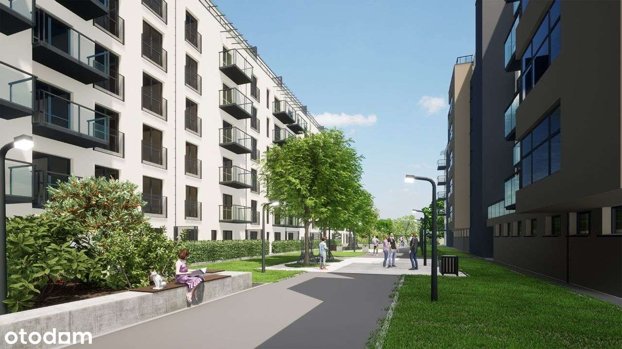 NOWE 2-pokojowe m. z tarasem, Wieniawskiego-1