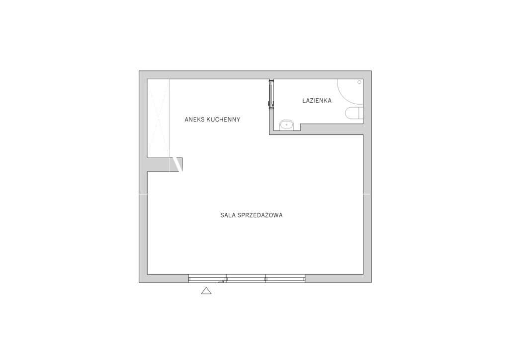 219 tyś netto | Lokal Usługowy 28m² | Krasińskiego-9