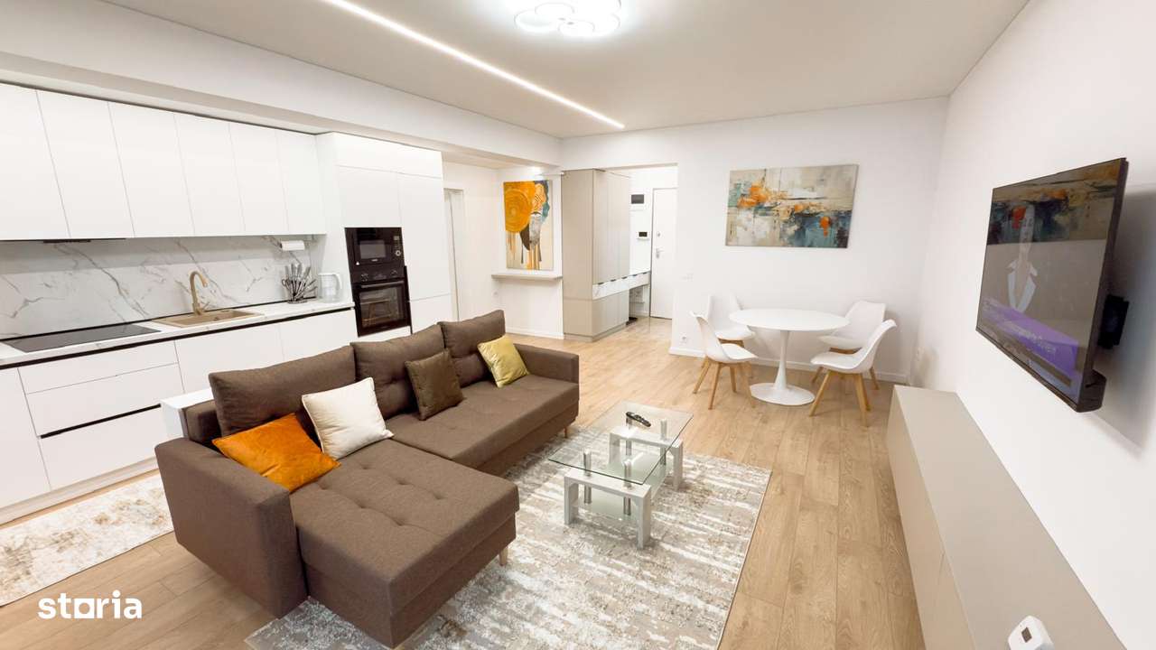 Apartament 2 camere mobilat si utilat nou la bloc Flamingo 2