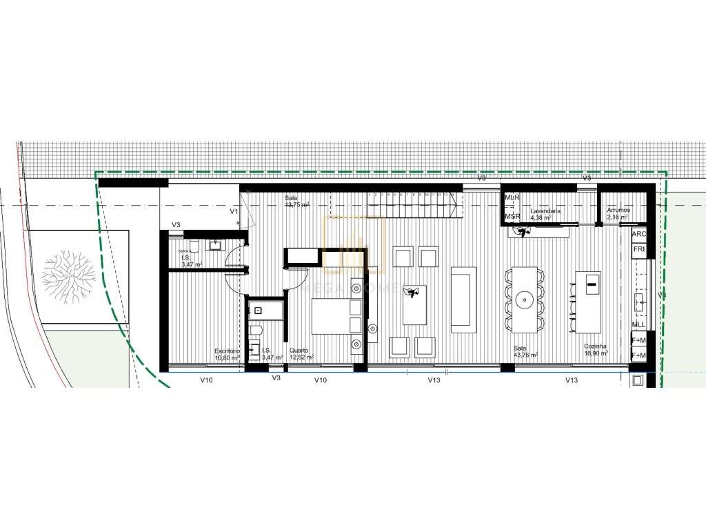 Lote de terreno com 440m2 para construção de moradia isolada T4+1, ...-26