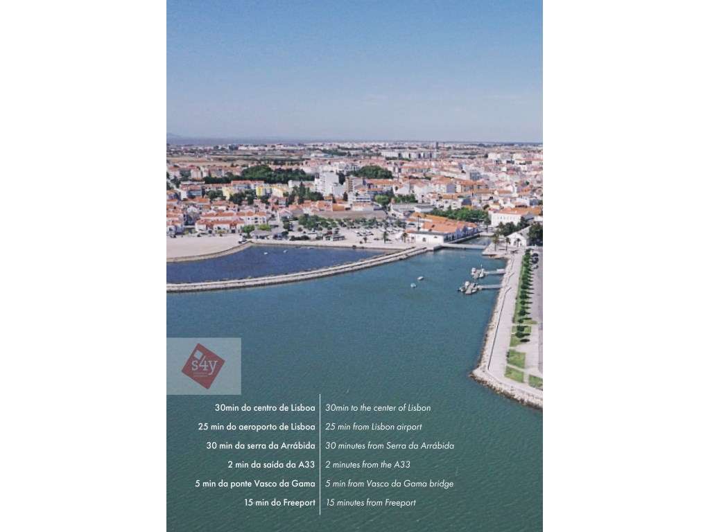 Dúplex T4 com Garagem - Novo - Montijo!-13