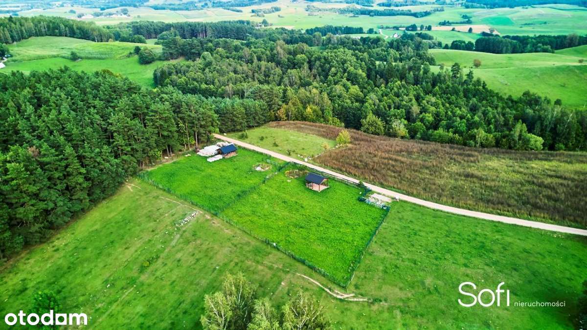 Suwalski Park Krajobrazowy! Piękna PODWÓJNA  działka z Pozw. na Bud.!-4